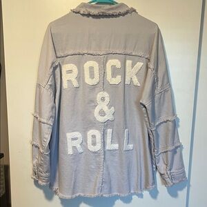 Gray Rock & Roll Jacket